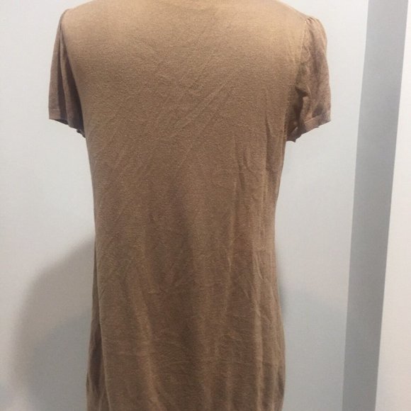 Banana Rep CapSleeve Brown Shortsleeve Cardigan - Picture 4 of 7